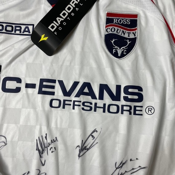 Mens Signed Football Shirt Ross County - Picture 2 of 4